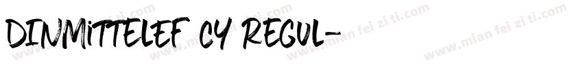 DINMittelEF CY Regul字体转换